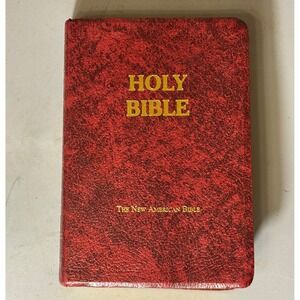 Fireside Study Edition The New American Bible Red Catholic 1996-1997 Edition